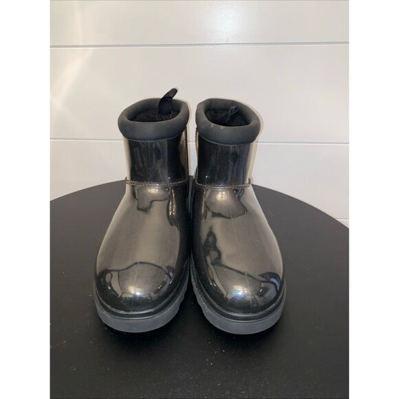 Koolaburra By Uggs Koola Clear Mini Boots Black Women's Size 10